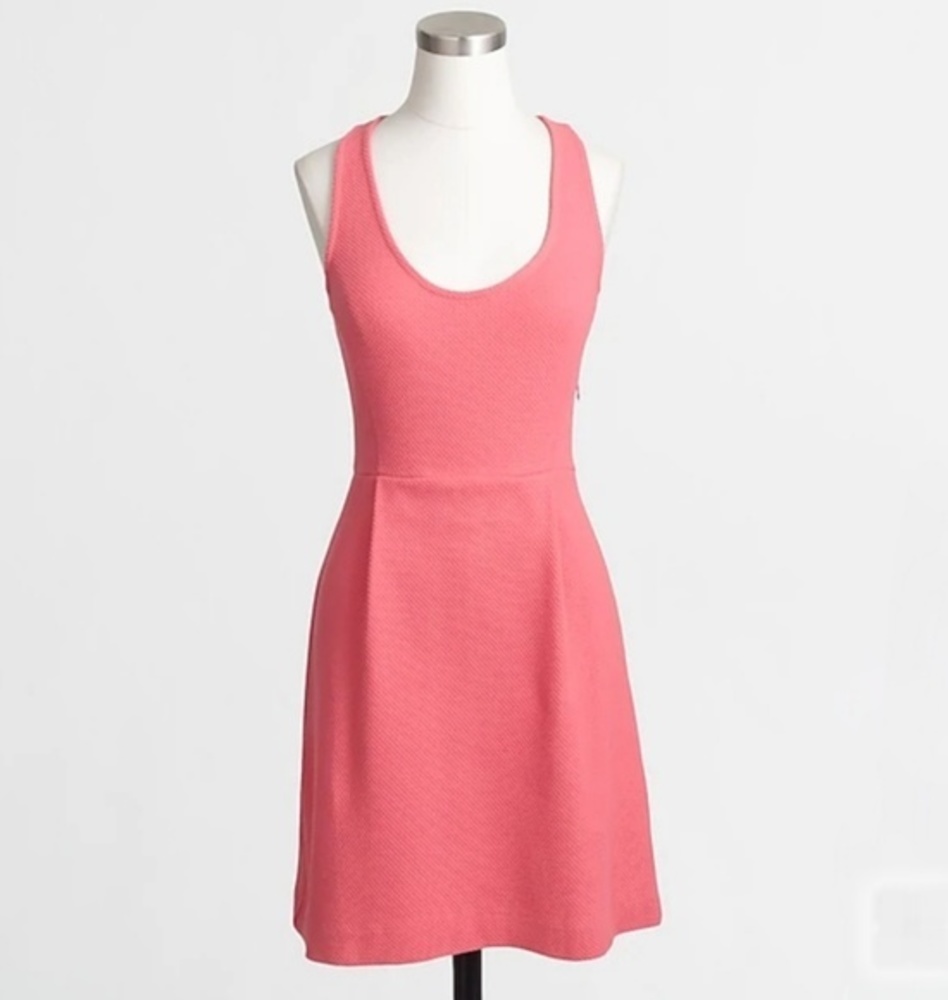 J. Crew Double-Knit Racerback A-Line Dress